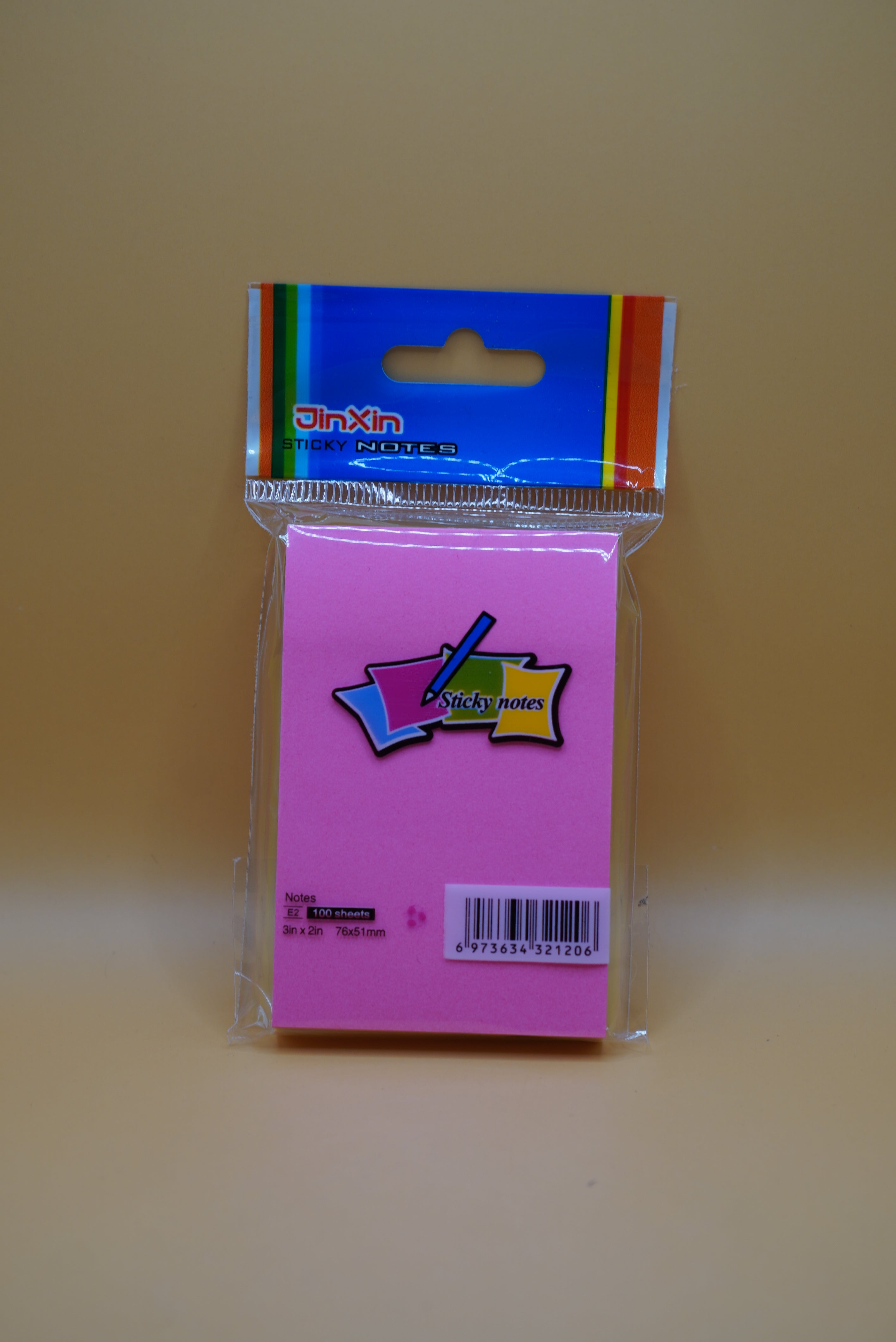 Sticky Notes β Pink β 3x2 inches β Vachi